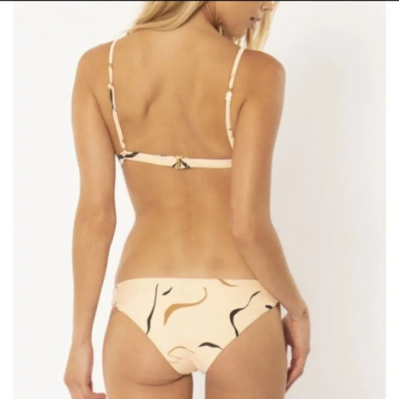 Amuse Society Cheeky Sz L Two Piece Swimwear - Picture 3 of 10